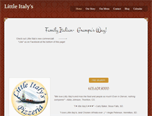 Tablet Screenshot of littleitalysinvermillion.com